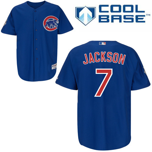 Brett Jackson #7 mlb Jersey-Chicago Cubs Women's Authentic Alternate Blue Cool Base Baseball Jersey
